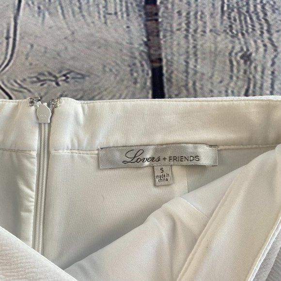 Lovers + Friends Stellar Ruffled Mini Skirt White - Picture 5 of 8